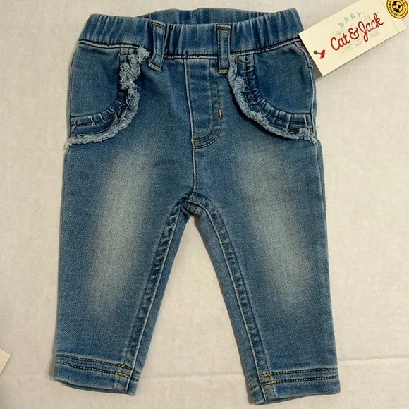 NWT Cat & Jack Newborn Pull-On Jeans Bundle - Picture 4 of 8
